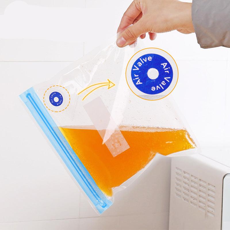Cleo | Vacuum Storage Bags | Reusable, Food Fresh Keeper | PA+PE, 4 Sizes
