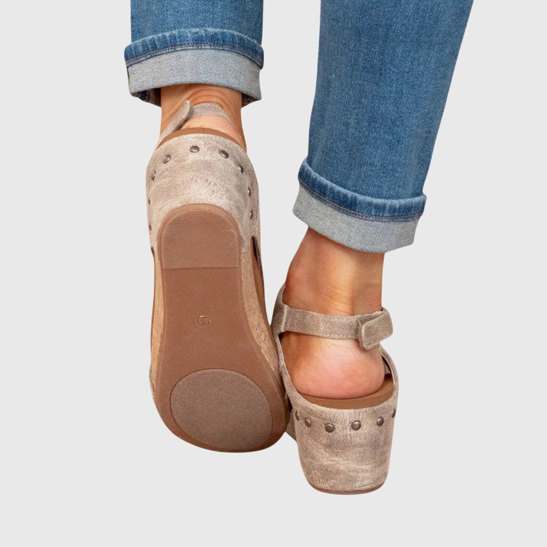 Ivy | Orthopedic Sandals for Women | Cushioned, Adjustable Buckle | Wedge