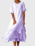 Maren | Women's Elegant Dress | Open Neckline, Fluid Cut