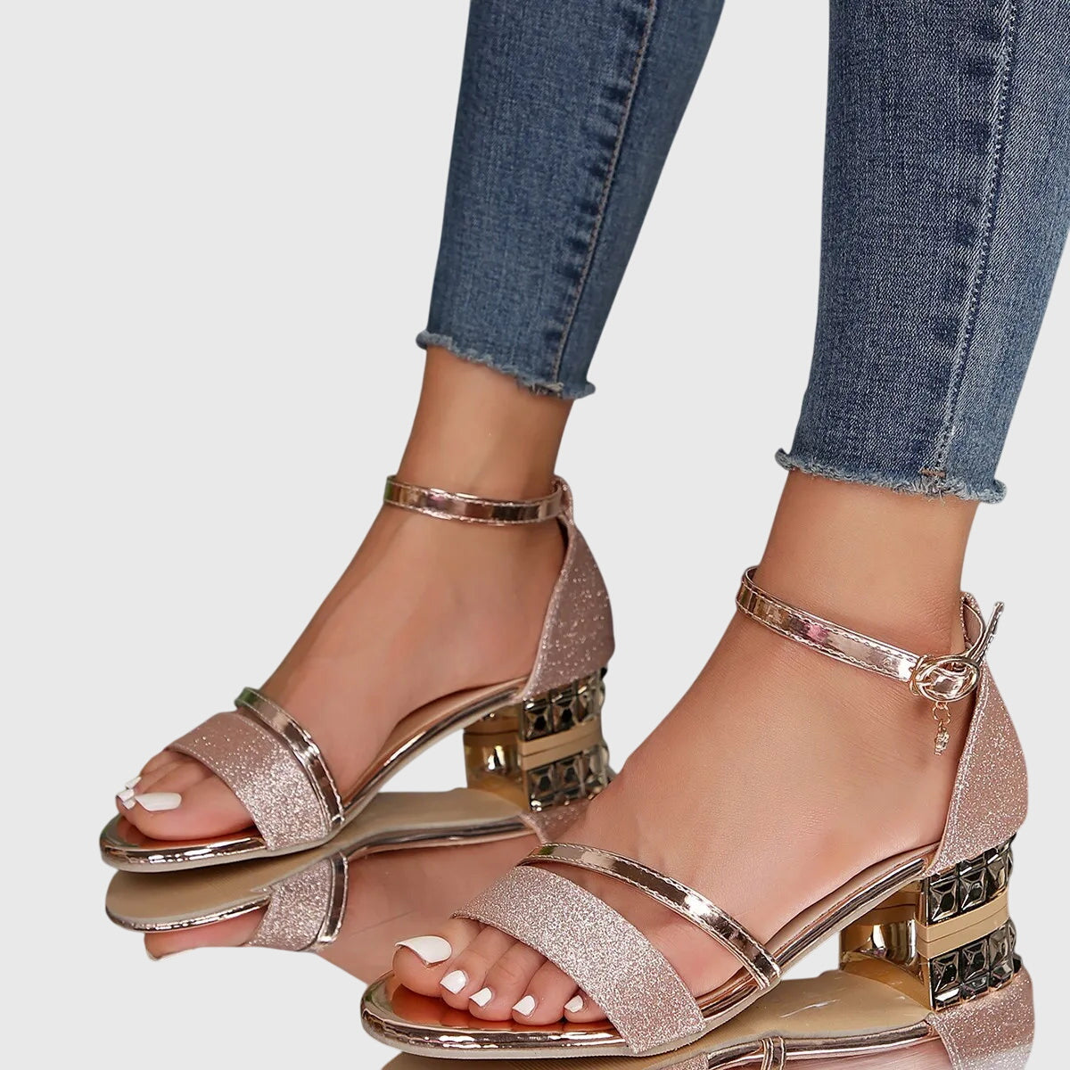 Delphine | Orthopedic Heeled Sandals | Women's, Adjustable, Arch Support