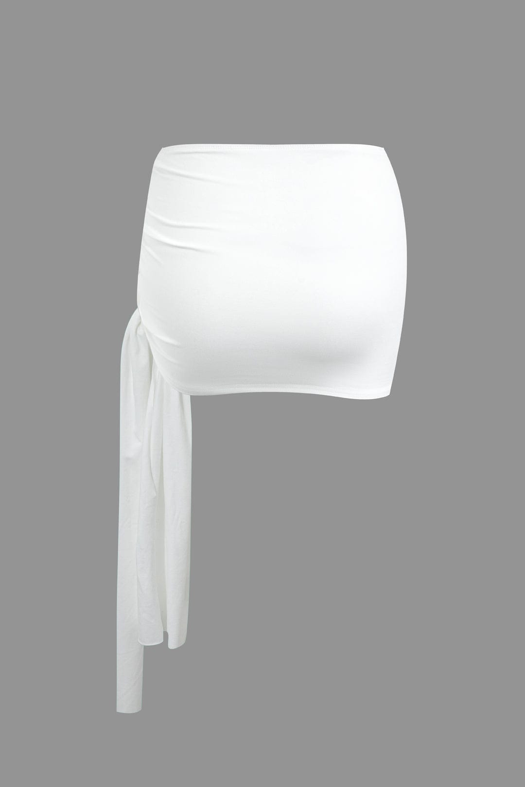 Jade | Two-Piece Set | One-Shoulder Top & Draped Mini Skirt | Women's