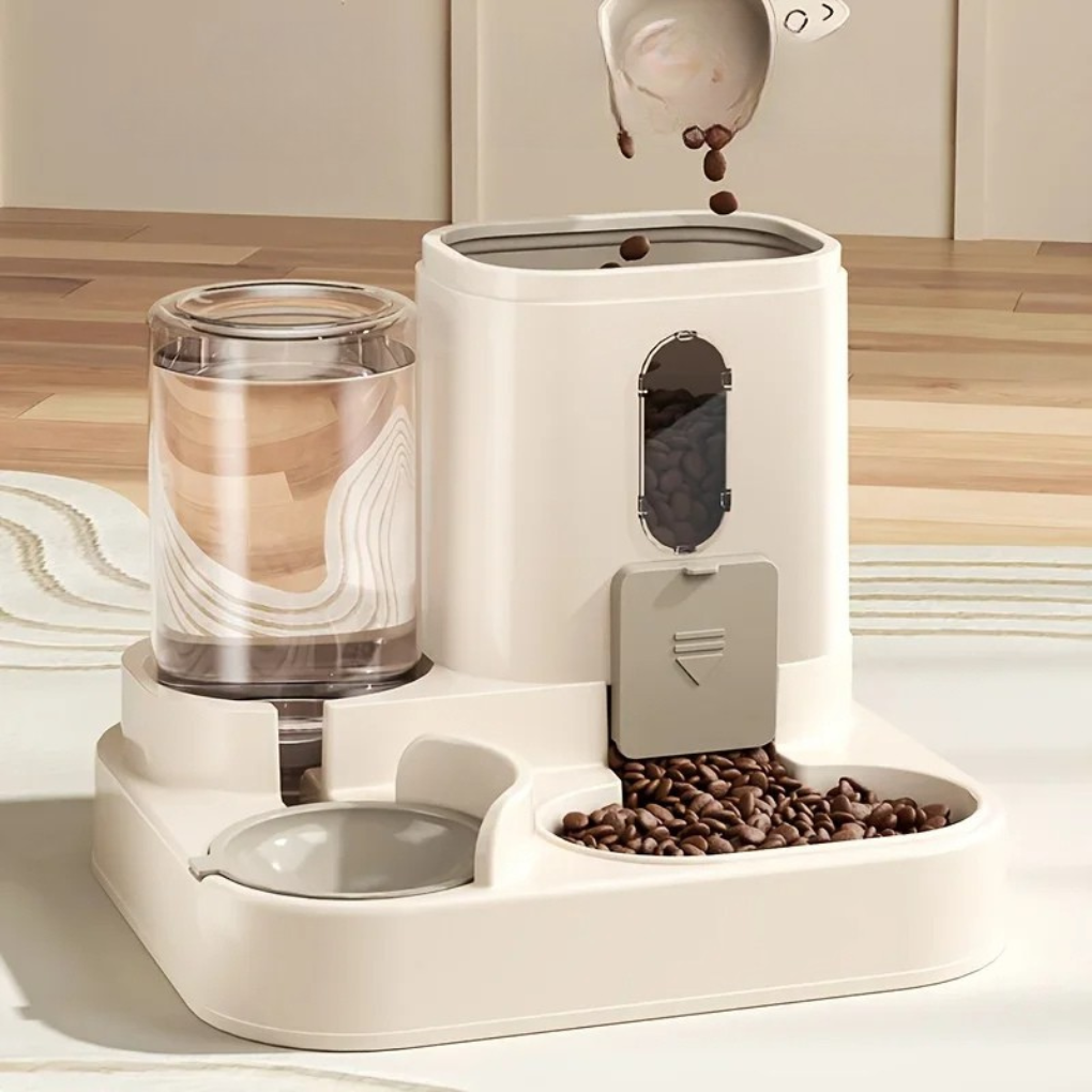 Tindra | Gravity Dog Cat Feeding Station with Water Dispenser