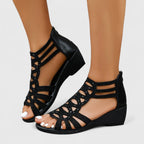 Women Flat Sandals Open Toe Comfortable Cushioned Footbed Support