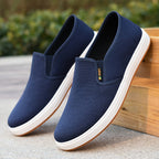 Men Slip-On Loafers Elastic Side Band Antislip Sole