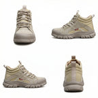 Greta | Safety Shoes Steel Toe | Anti-Puncture, Khaki