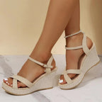 Aria | Wedge Sandals | Women's Orthopedic, Arch Support | Open Toe