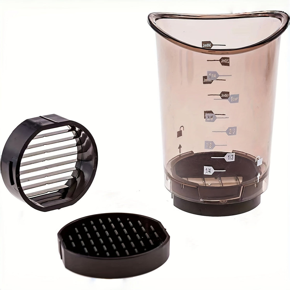 Faye | 3-in-1 Food Chopper & Slicer | Manual Vegetable Cutter | Compact, BPA-Free