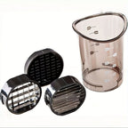 Faye | 3-in-1 Food Chopper & Slicer | Manual Vegetable Cutter | Compact, BPA-Free
