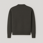 Romy | Women's Oversized Sweater | Heart Ace Print, Round Neck | All-Season