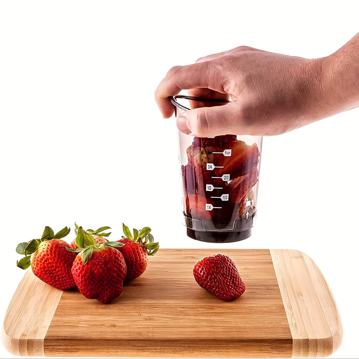 Faye | 3-in-1 Food Chopper & Slicer | Manual Vegetable Cutter | Compact, BPA-Free