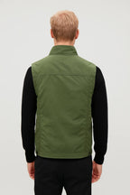 Men Sleeveless Bodywarmer High Collar