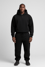 Men 2 Piece Tracksuit Oversized Hoodie Jogger Set