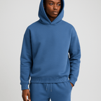 Men 2 Piece Tracksuit Oversized Hoodie Jogger Set
