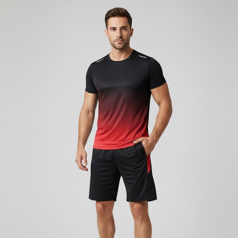 Nora | Men's Sport Set | T-Shirt & Shorts | Breathable, Quick-Dry