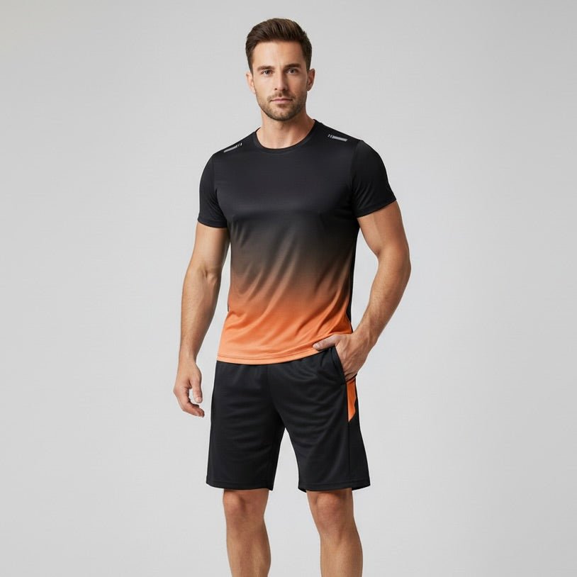 Nora | Men's Sport Set | T-Shirt & Shorts | Breathable, Quick-Dry
