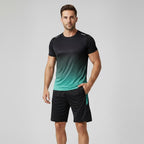 Nora | Men's Sport Set | T-Shirt & Shorts | Breathable, Quick-Dry