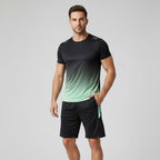 Nora | Men's Sport Set | T-Shirt & Shorts | Breathable, Quick-Dry