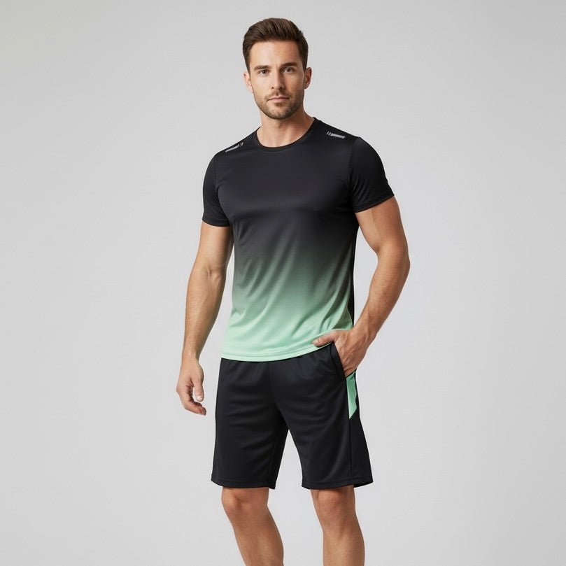 Nora | Men's Sport Set | T-Shirt & Shorts | Breathable, Quick-Dry