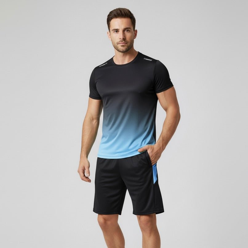 Nora | Men's Sport Set | T-Shirt & Shorts | Breathable, Quick-Dry