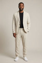 Soraya | Men's Linen Suit Set | Relaxed Fit, Blazer & Trousers | S–4XL