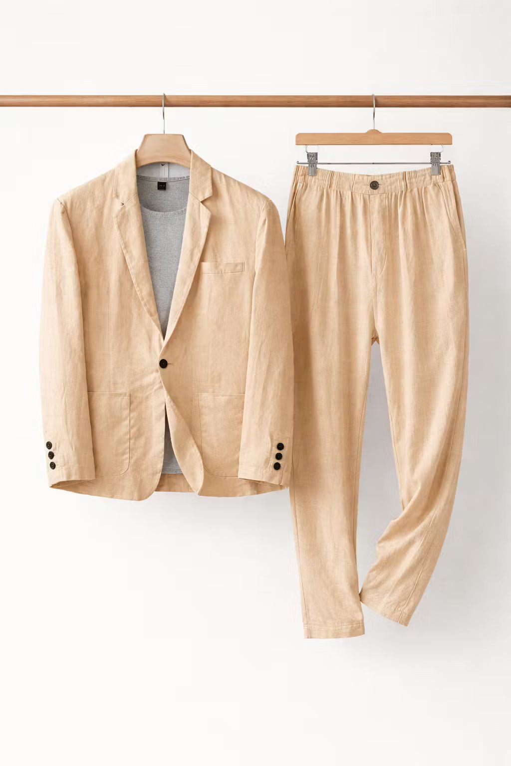 Soraya | Men's Linen Suit Set | Relaxed Fit, Blazer & Trousers | S–4XL