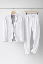 Soraya | Men's Linen Suit Set | Relaxed Fit, Blazer & Trousers | S–4XL