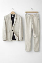 Soraya | Men's Linen Suit Set | Relaxed Fit, Blazer & Trousers | S–4XL