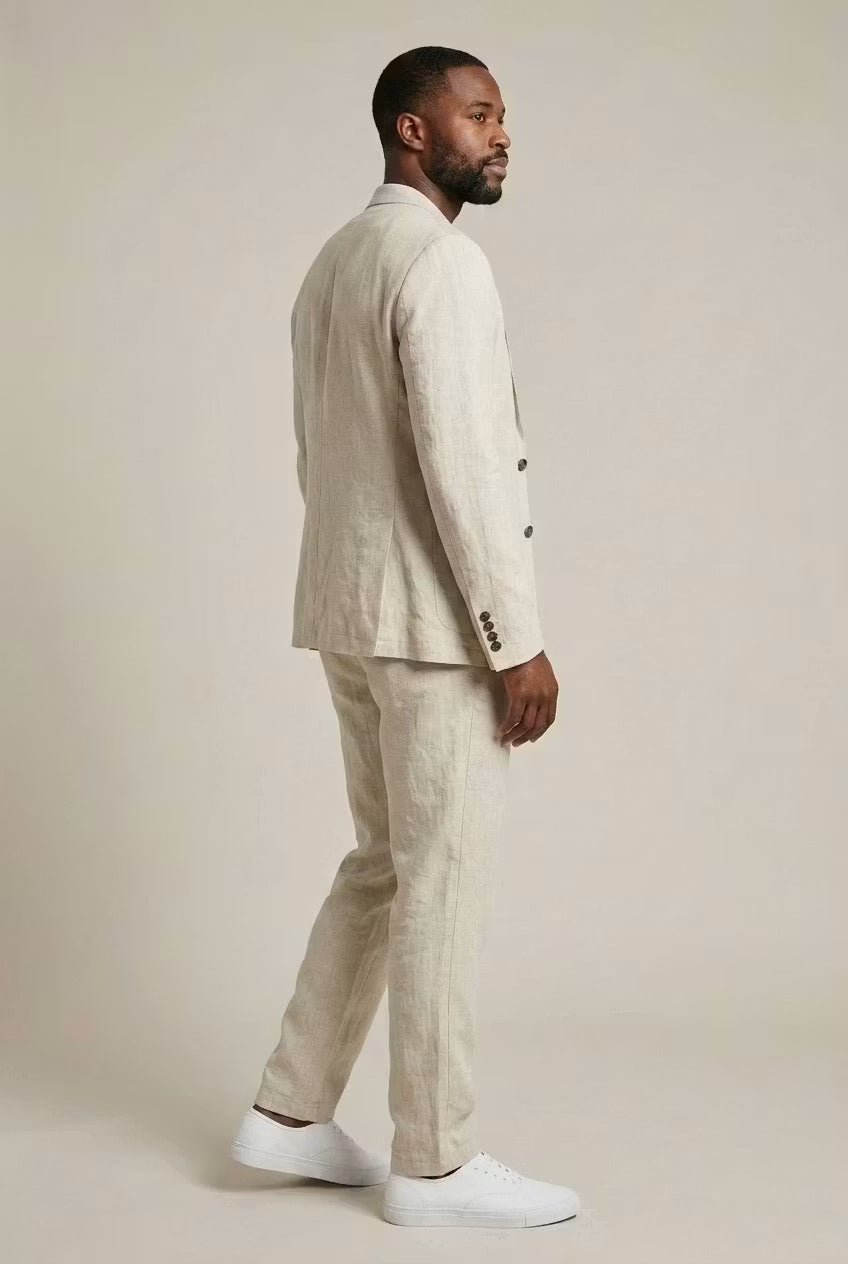 Soraya | Men's Linen Suit Set | Relaxed Fit, Blazer & Trousers | S–4XL