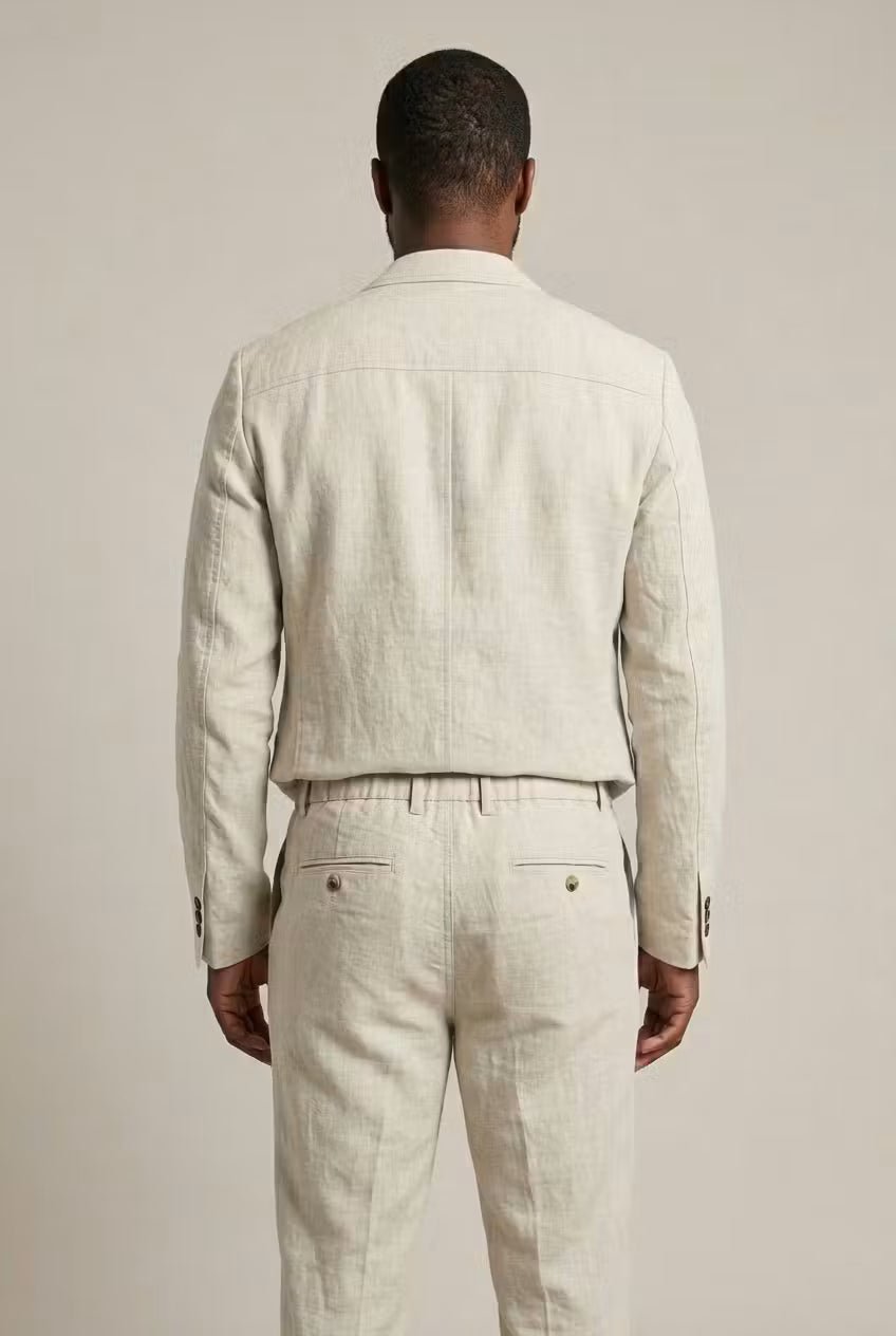 Soraya | Men's Linen Suit Set | Relaxed Fit, Blazer & Trousers | S–4XL