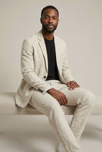 Soraya | Men's Linen Suit Set | Relaxed Fit, Blazer & Trousers | S–4XL