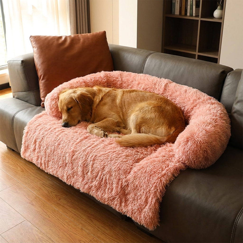 Pearl | Anti-Anxiety Calming Dog Sofa Bed Raised Bolster