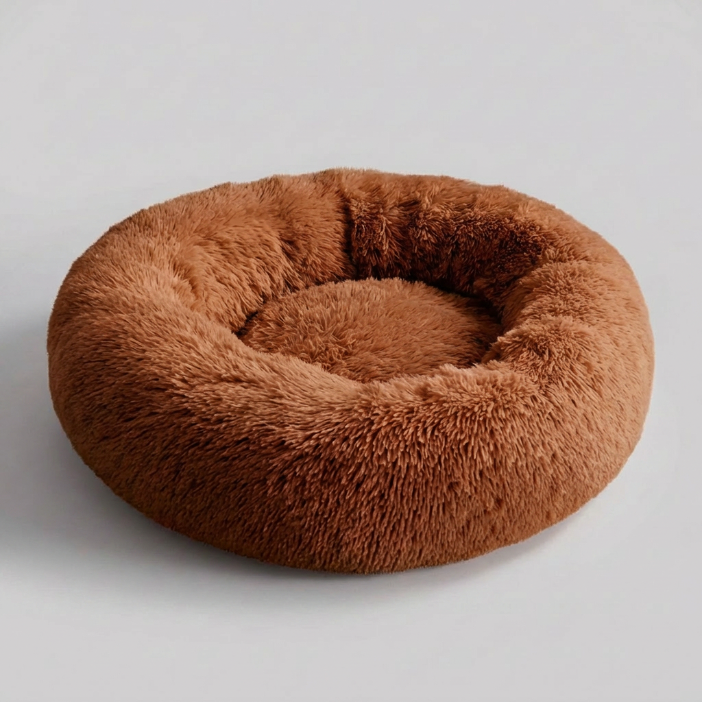 Eira | Anti-Anxiety Calming Dog Bed Faux Shag Nest