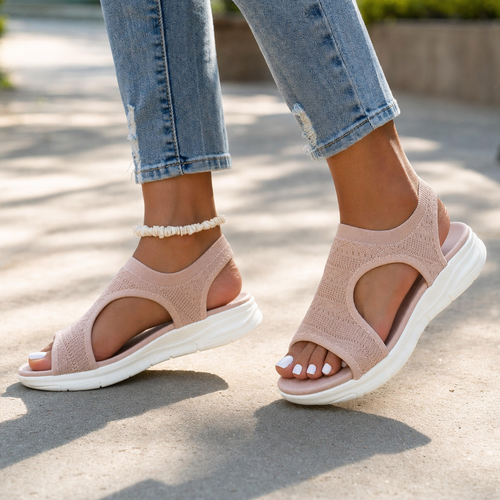 Anneke | Arch Support Sandals | Mesh Upper, Contoured Footbed | Women's
