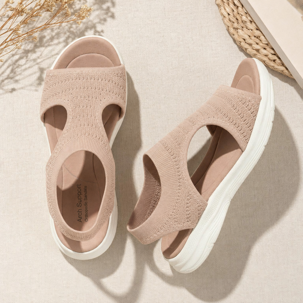 Anneke | Arch Support Sandals | Mesh Upper, Contoured Footbed | Women's