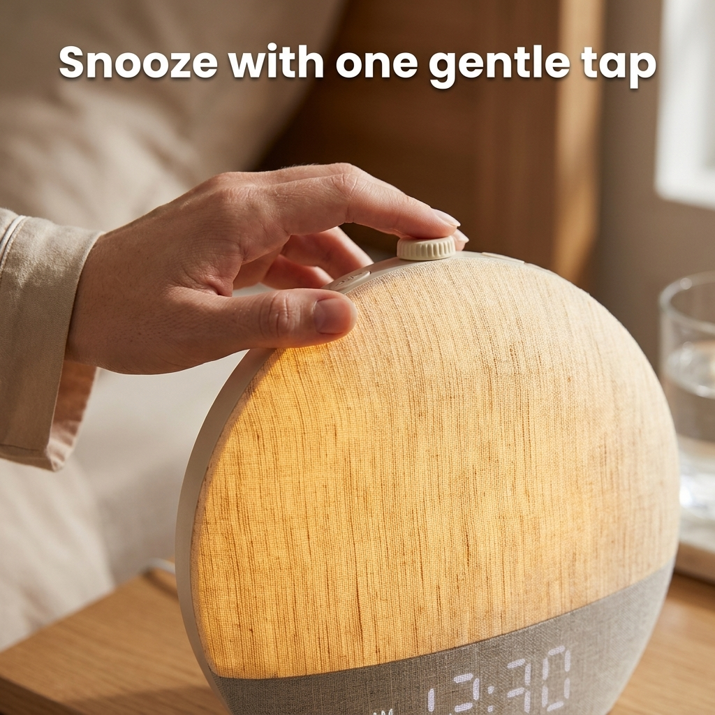 Sunrise Alarm Clock Dawn Simulator Wake Up Light | Linen