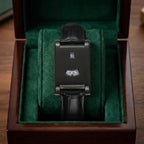 Kira | Leather Strap Square Case Minimal Watch Quartz