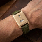 Kira | Leather Strap Square Case Minimal Watch Quartz