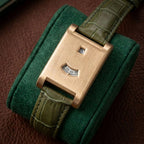 Kira | Leather Strap Square Case Minimal Watch Quartz