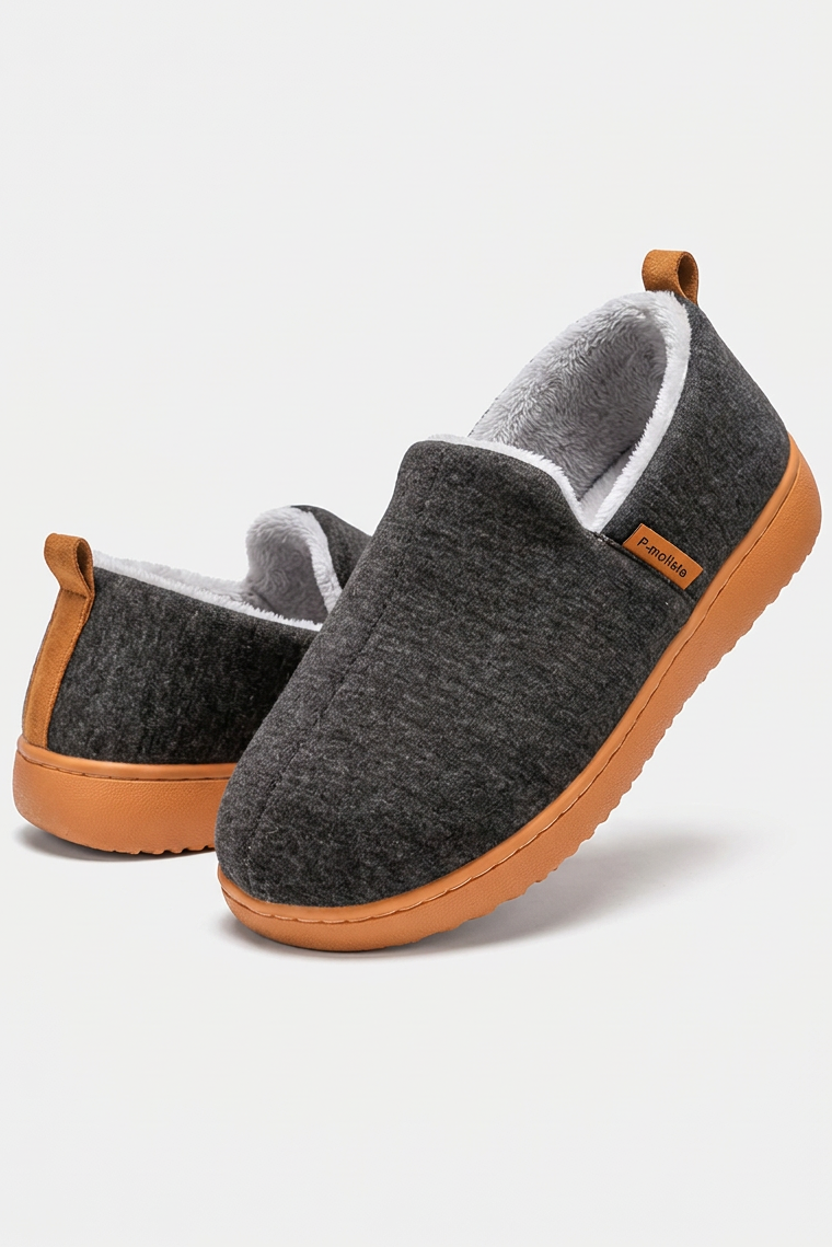 Orthopedic Slippers Women Fleece Lined Non Slip Sole Closed Toe