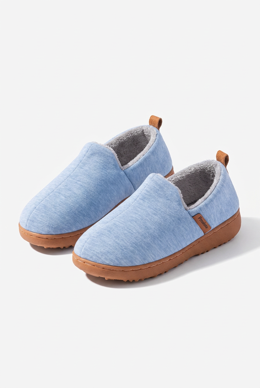 Orthopedic Slippers Women Fleece Lined Non Slip Sole Closed Toe