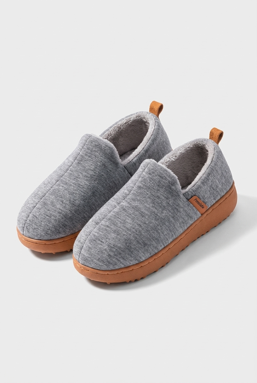 Orthopedic Slippers Women Fleece Lined Non Slip Sole Closed Toe
