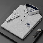 Polo Shirt Men Short Sleeve Collared Top Soft Comfort Menswear