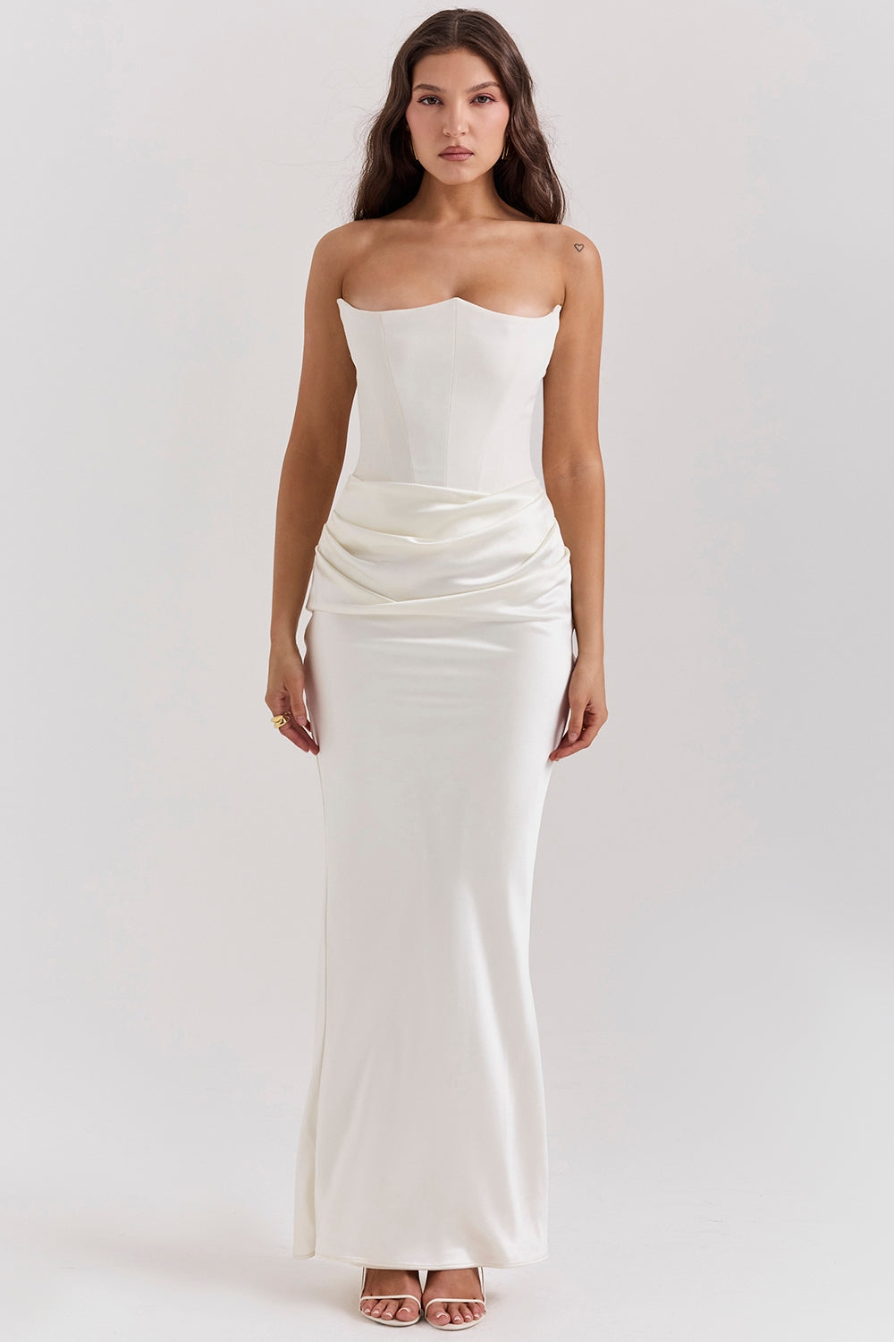 Inez | Women's Off-Shoulder Dress | Corset Mini, Sweetheart Neck | Party