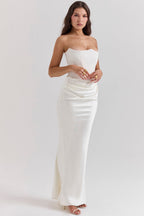 Inez | Women's Off-Shoulder Dress | Corset Mini, Sweetheart Neck | Party