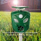 Una | Solar Animal Repeller | 360° Ultrasonic, Motion Sensor | Weatherproof IP44