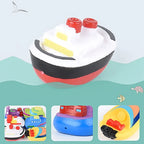 Sage | Kids Bath Boat Toy Set 6 Pack Soft Vinyl Bathtub Boats