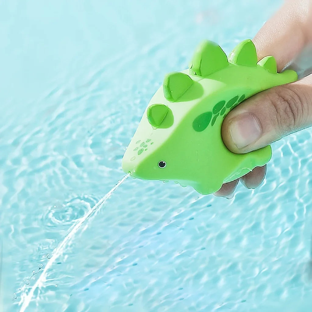Mila | Bath Toy Water Squirters | Kids' Bathtub Play Set | Dinosaur & Animal Figures