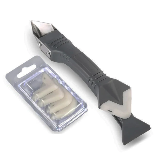 Solene | Caulk Remover Tool | 3-in-1 Silicone Caulking Kit | Stainless Steel