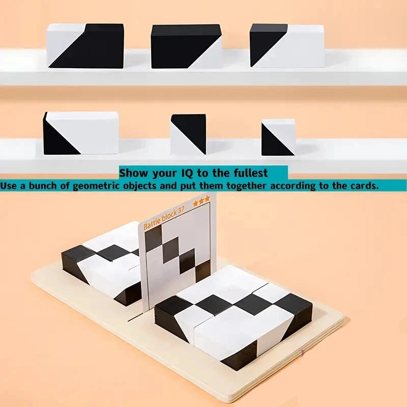 Bexcellent | Block Puzzle Game | Educational Toy for Kids | Wooden, Ages 3+