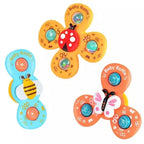 Clea | Bath Spinner Toys | Baby Bath Set | Colorful, Sensory Play, Set of 3